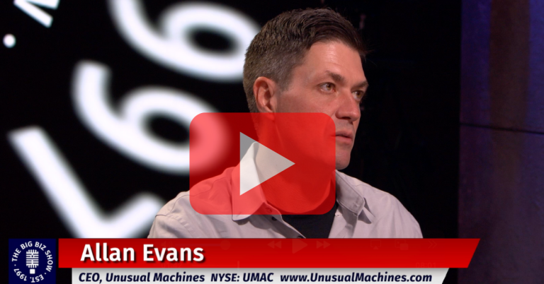 Allan Evans CEO Unusual Machines interviewed on the Big Biz Show