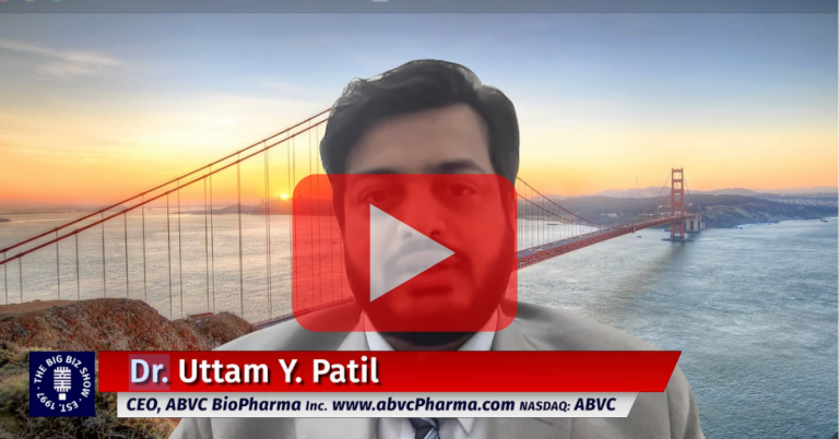 Dr Uttam Y Patil of ABVC BioPharma on Big Biz Show